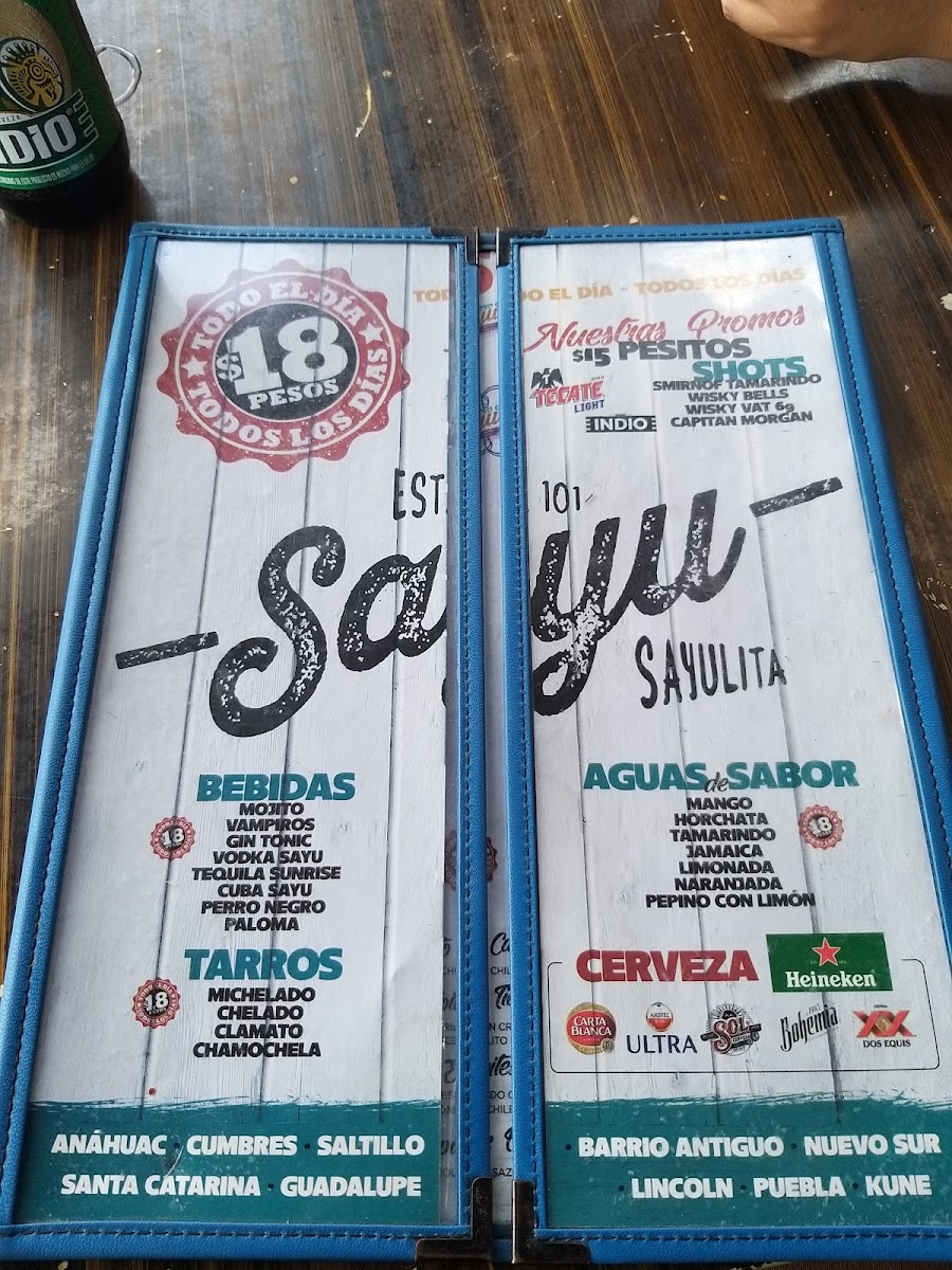 SAYU SAYULITA KUNE Menu - Image 2